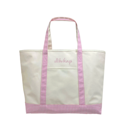 Maxi Tote Gingham Pink, All the Things