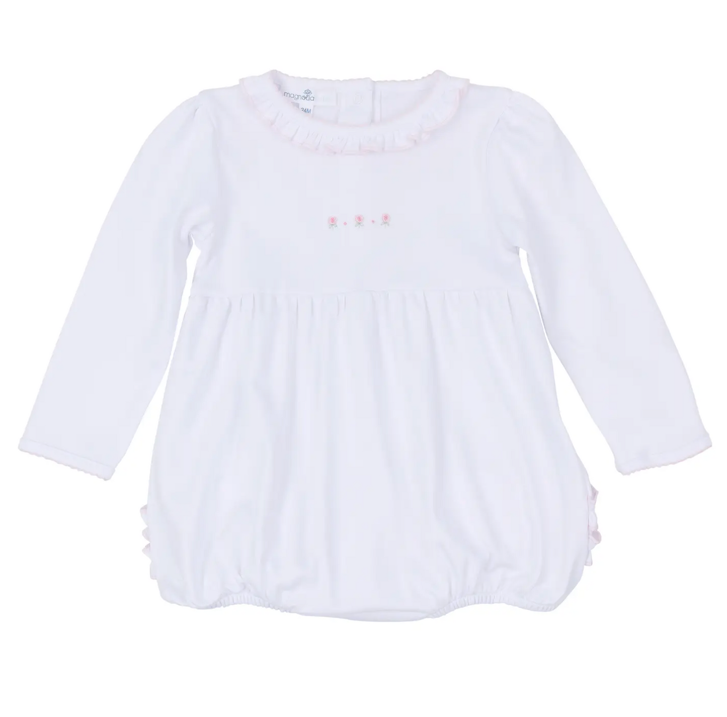 Juliette's Classics Scattered Long Sleeve Ruffle Bubble