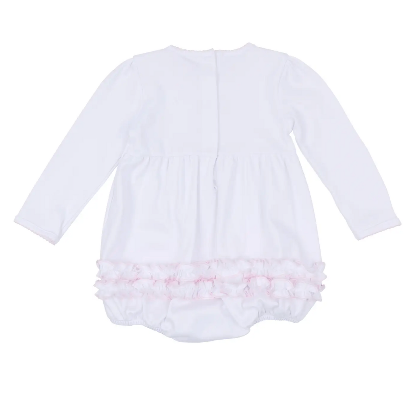 Juliette's Classics Scattered Long Sleeve Ruffle Bubble