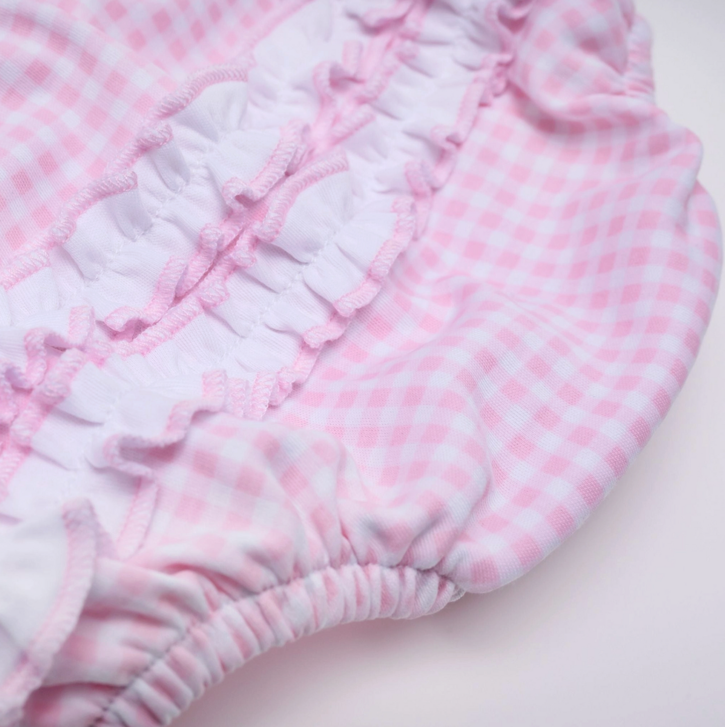 Mini Checks Ruffle Bubble