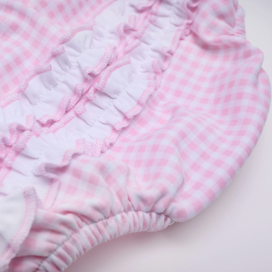 Mini Checks Ruffle Bubble