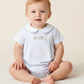 Hand Embroidered Short Sleeve Bubble, Elephant