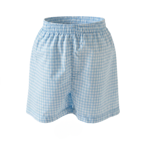 Dennis Swim Trunk, Sky Gingham