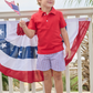 Basic Short- Patriotic Plaid