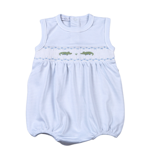 Tiny Threads Smocked Sleeveless Bubble, Gators