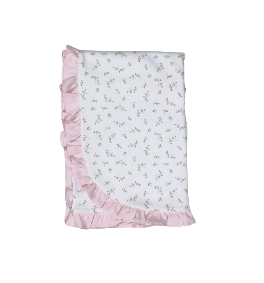 Bella Floral Receiving Blanket