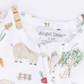 Zippered Footie, Cute Farm Animals