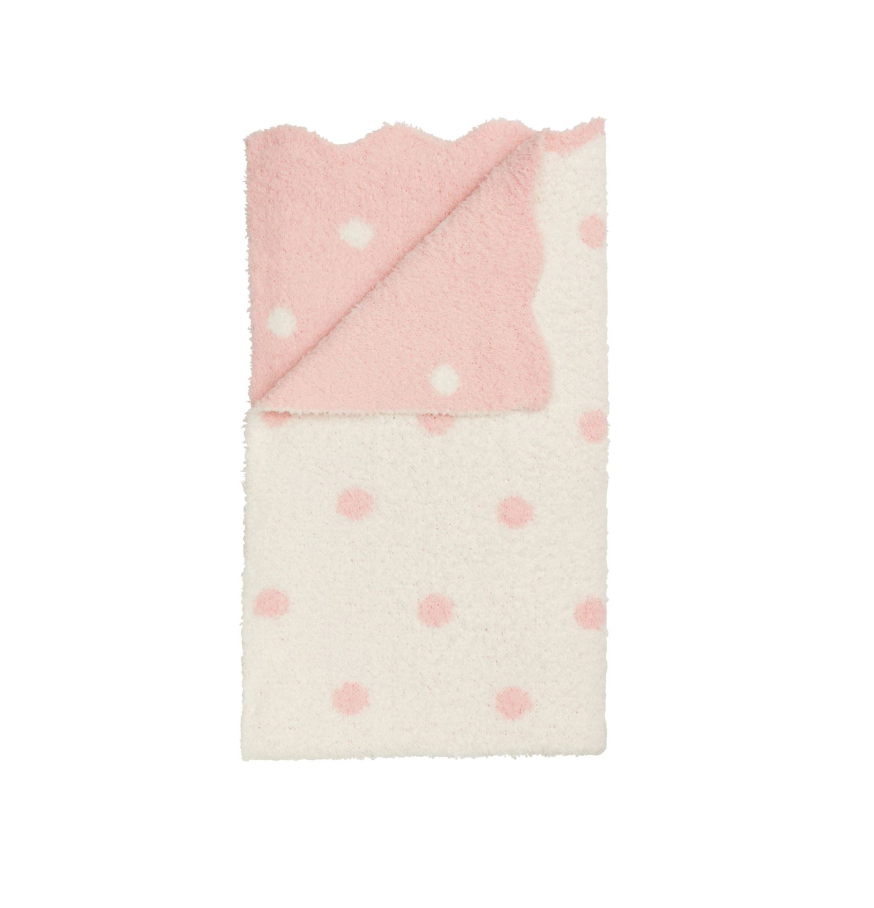 Chenille Polka Dot Blanket