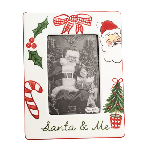 Santa & Me Painted Frame