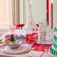 Festive Icon Stripes Dinner Plates, Set of 8