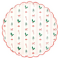 Festive Icon Stripes Dinner Plates, Set of 8