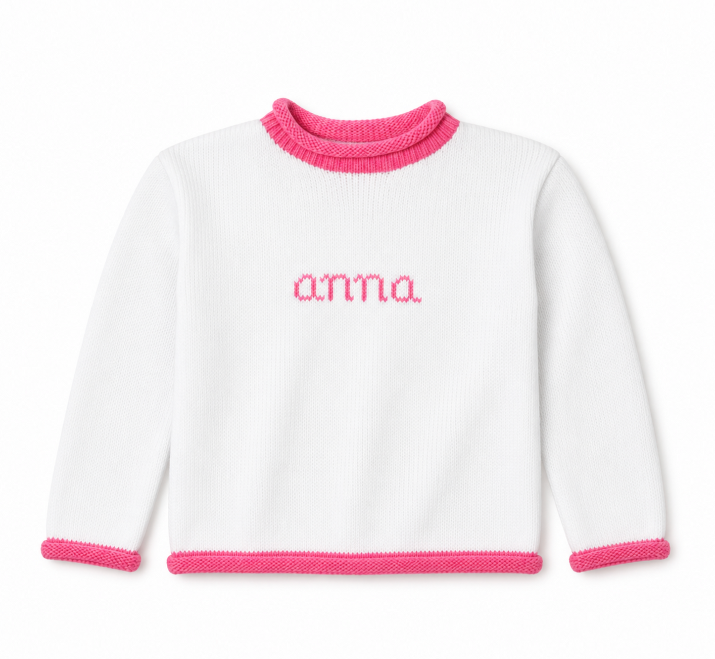 Scribble Script Name Sweater
