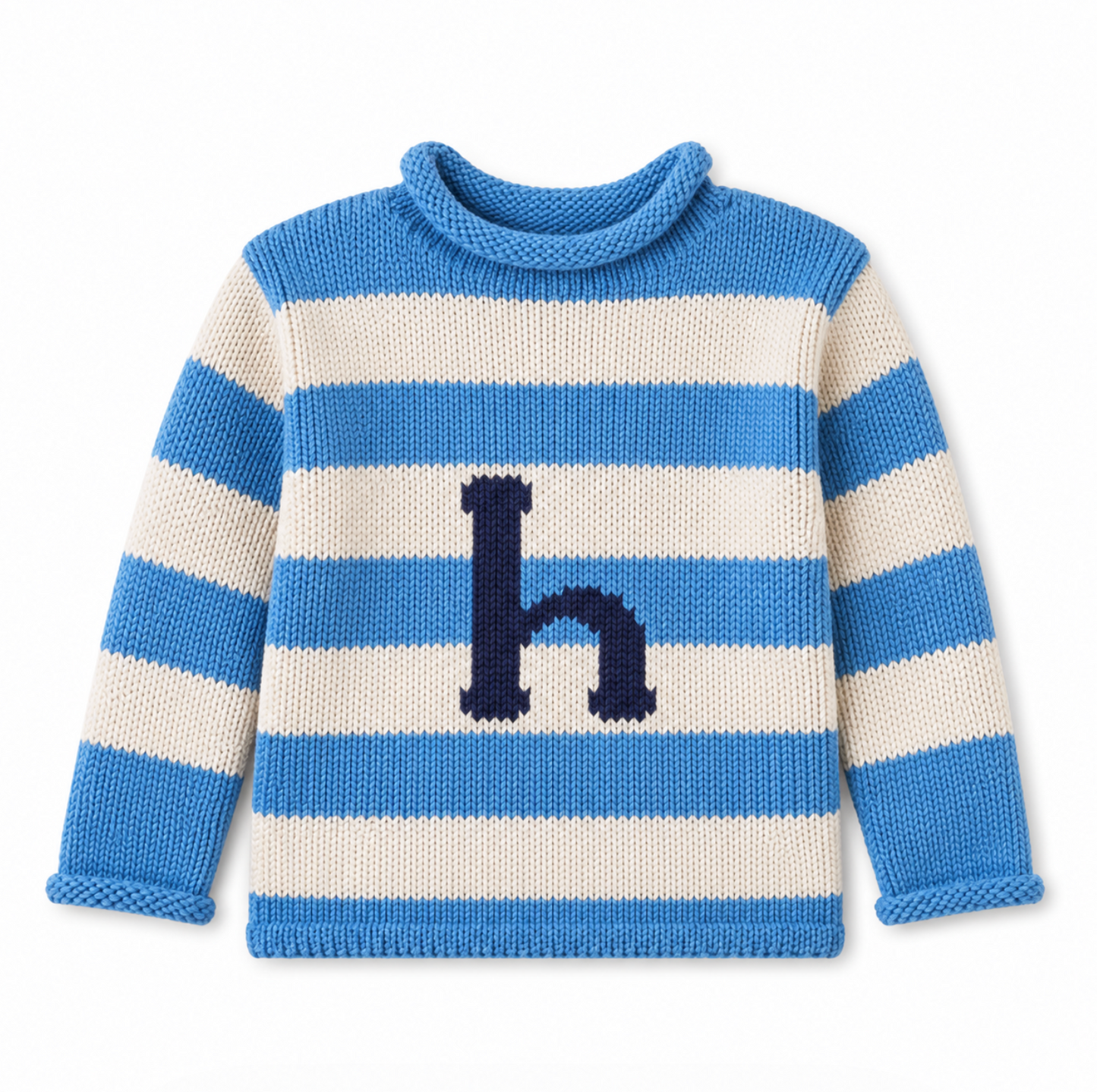 Stripe Letter Sweater
