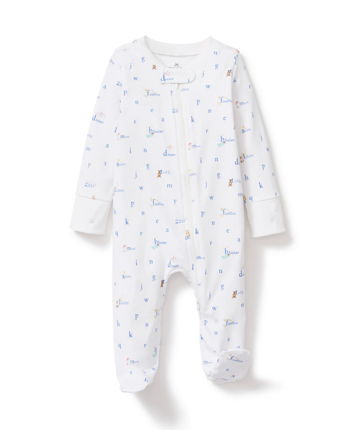 Baby's Pima Romper, Letters & Lullabies