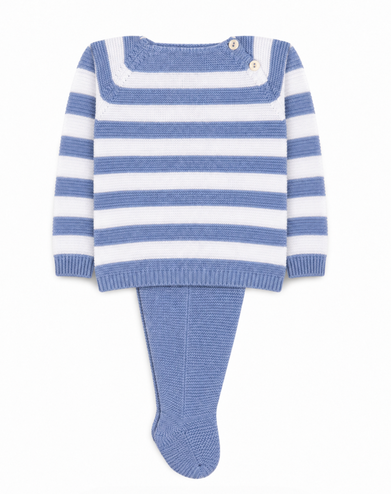 Striped Footed Set
