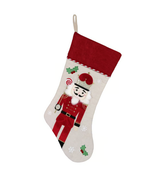 Stocking, Red Nutcracker