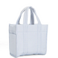 Mini Quilted Go Go Tote, Blue Pimlico Stripe