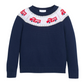 Fire Truck Fair Isle Sweater