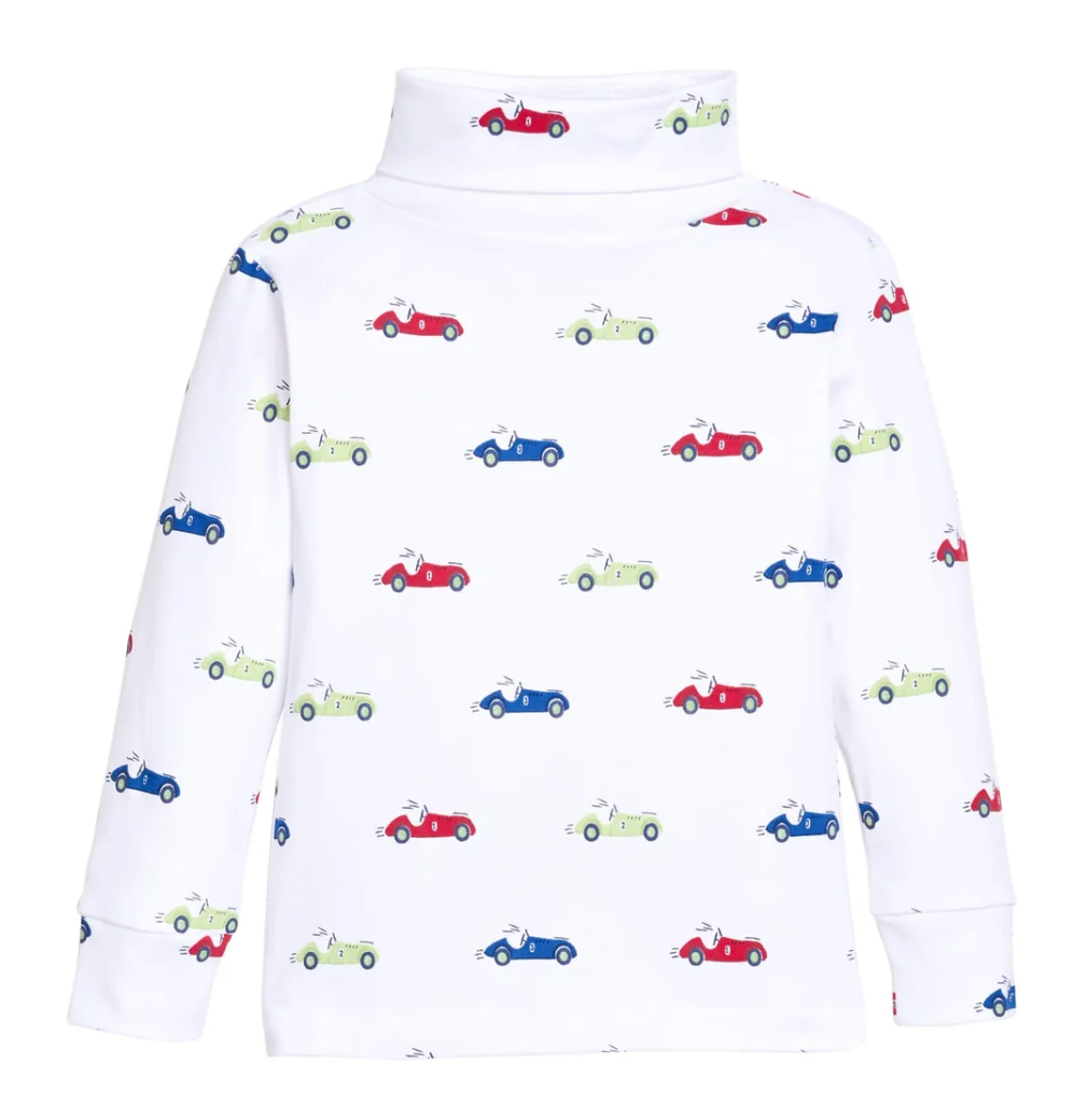 Printed Turtleneck