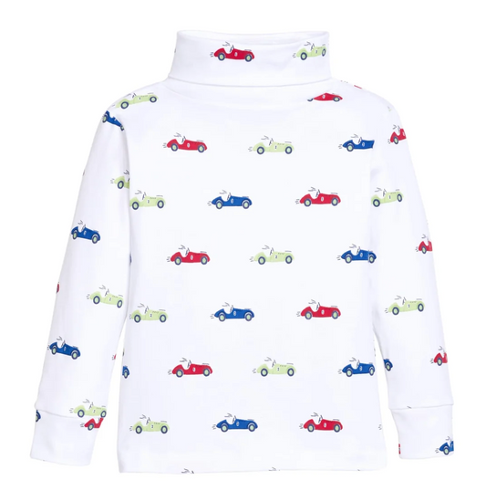Printed Turtleneck