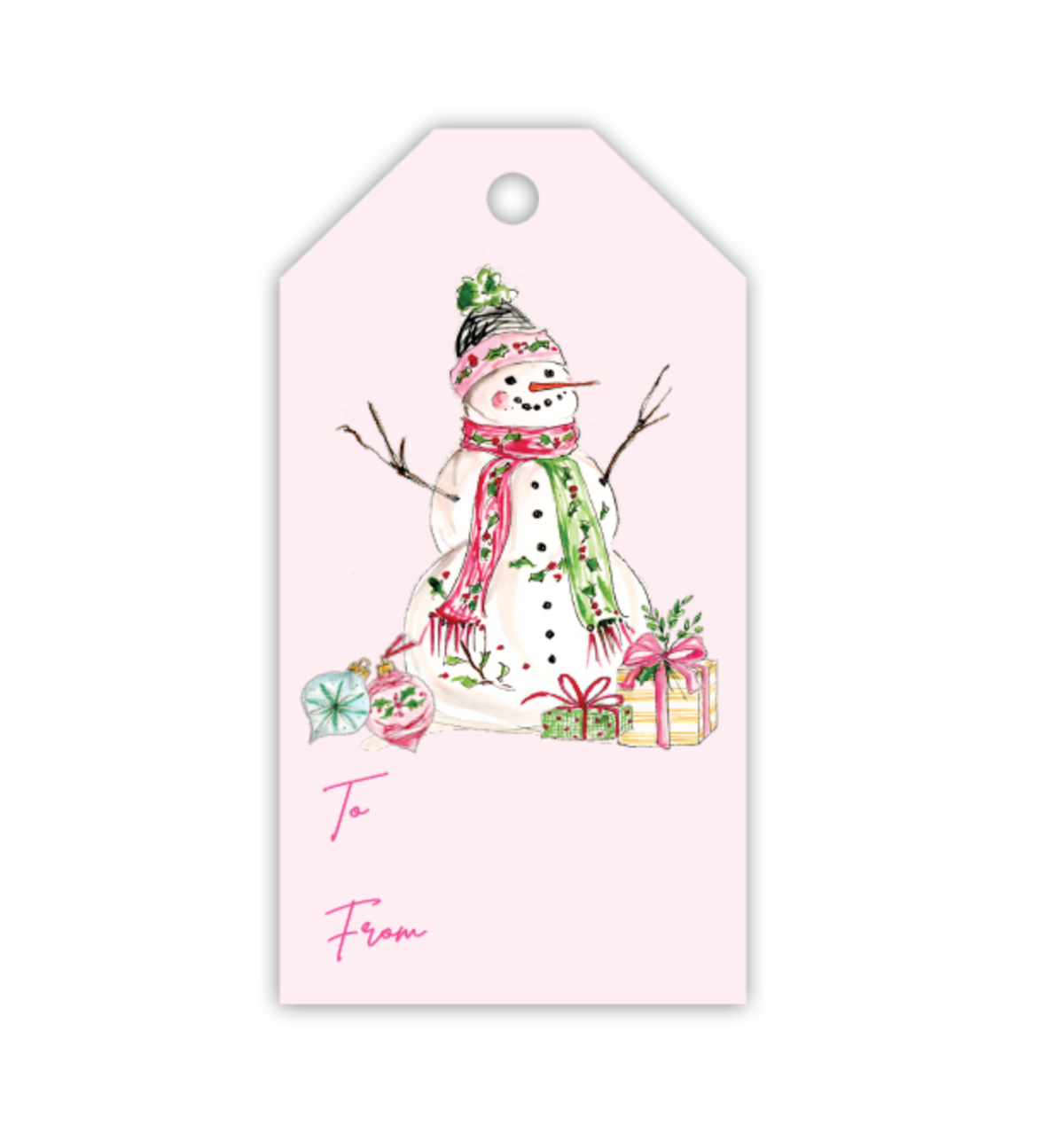 Gift Tag,  Snowman