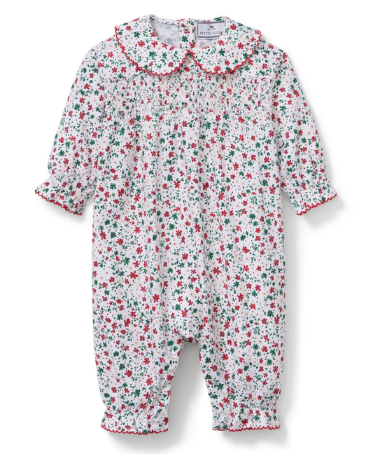 Baby's Twill Sabine Romper, Winter Garden