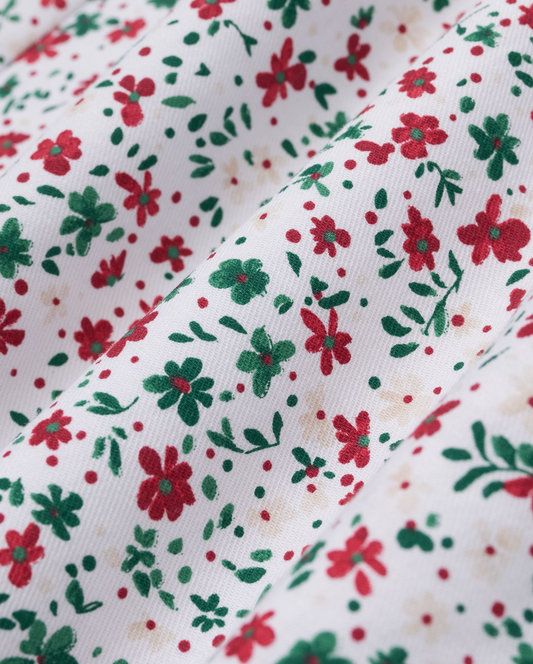 Baby's Twill Sabine Romper, Winter Garden