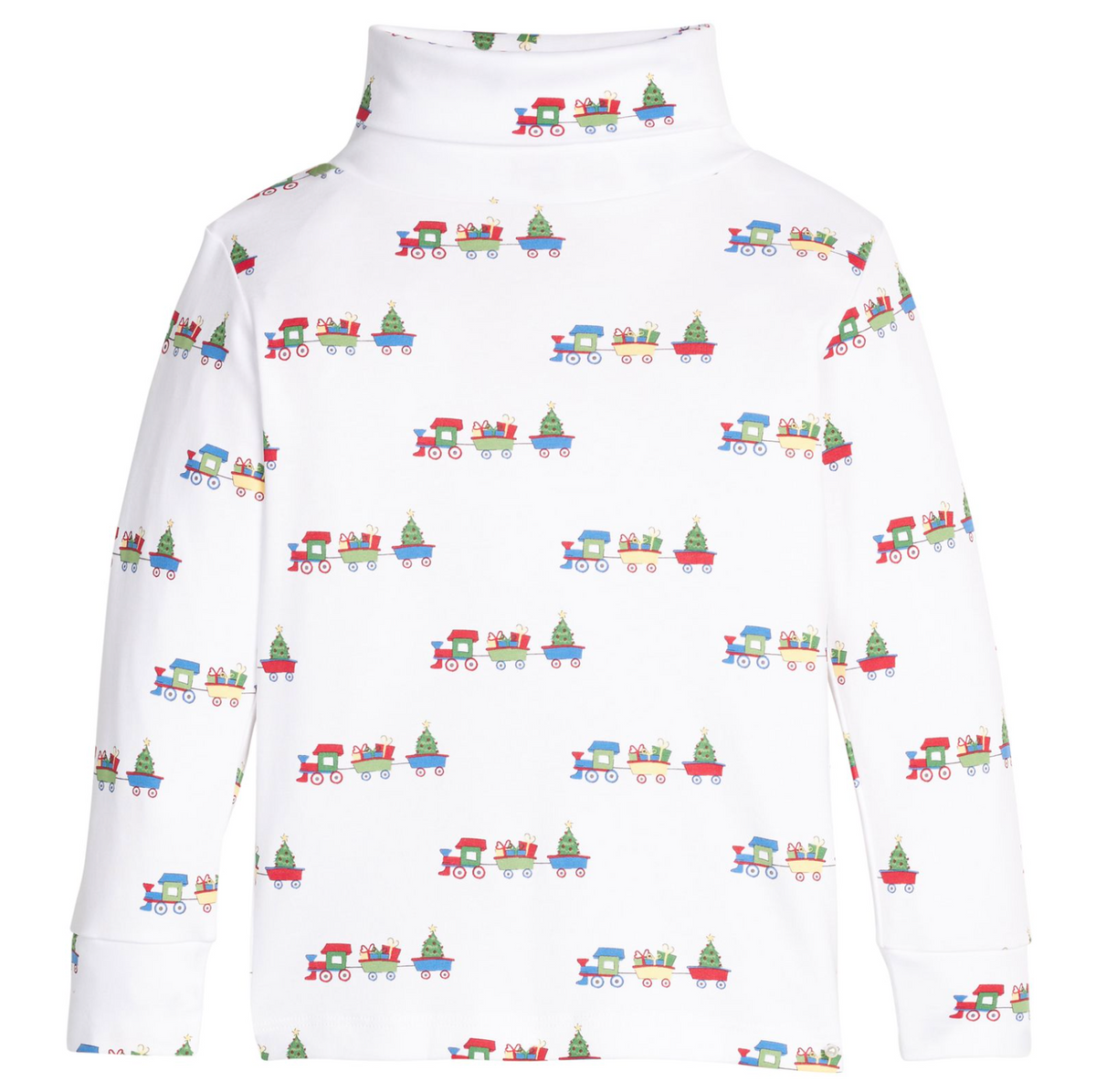 Printed Turtleneck
