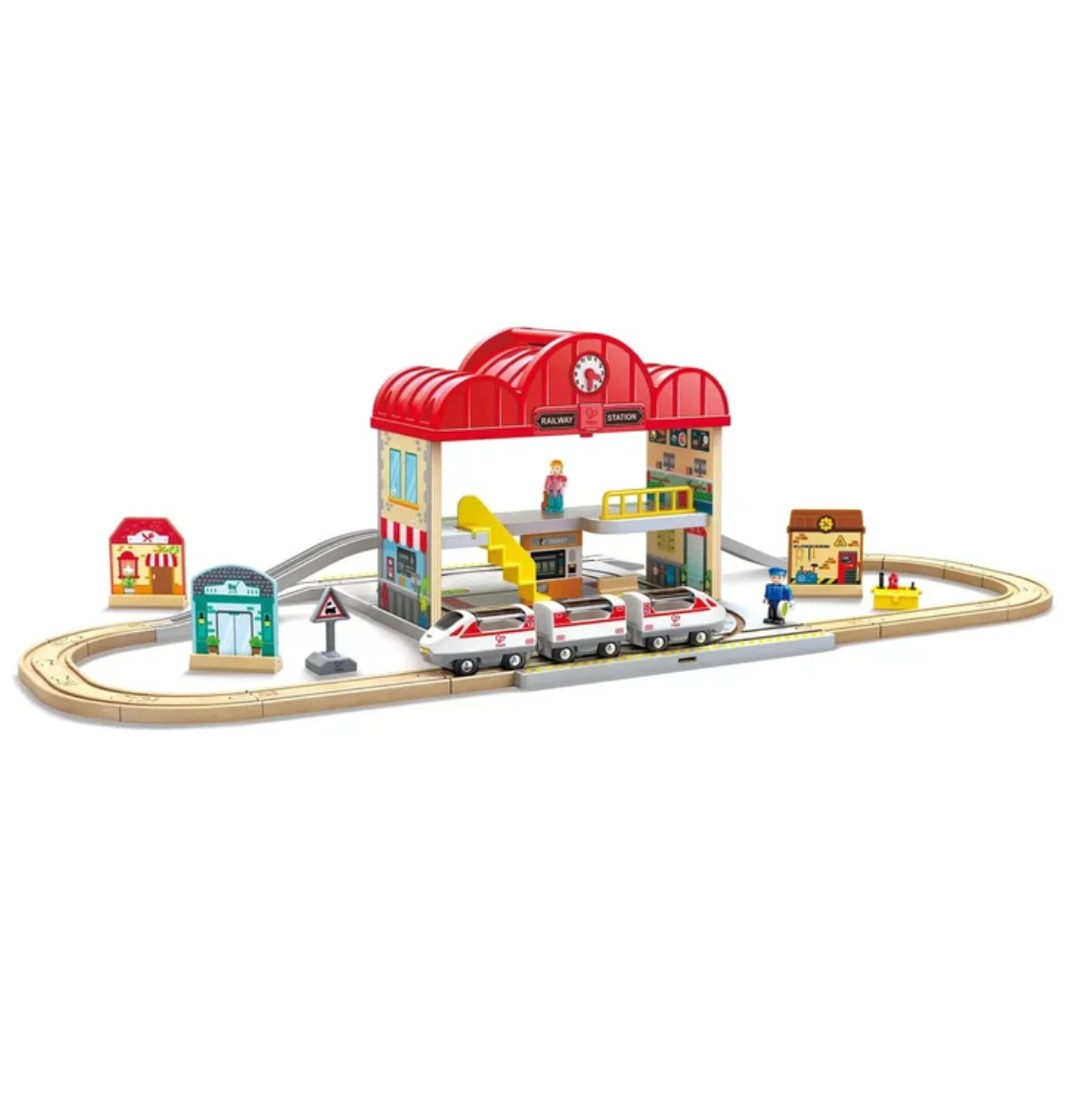 Portable Train Station Set