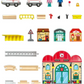 Portable Train Station Set