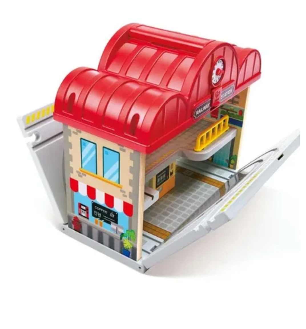 Portable Train Station Set