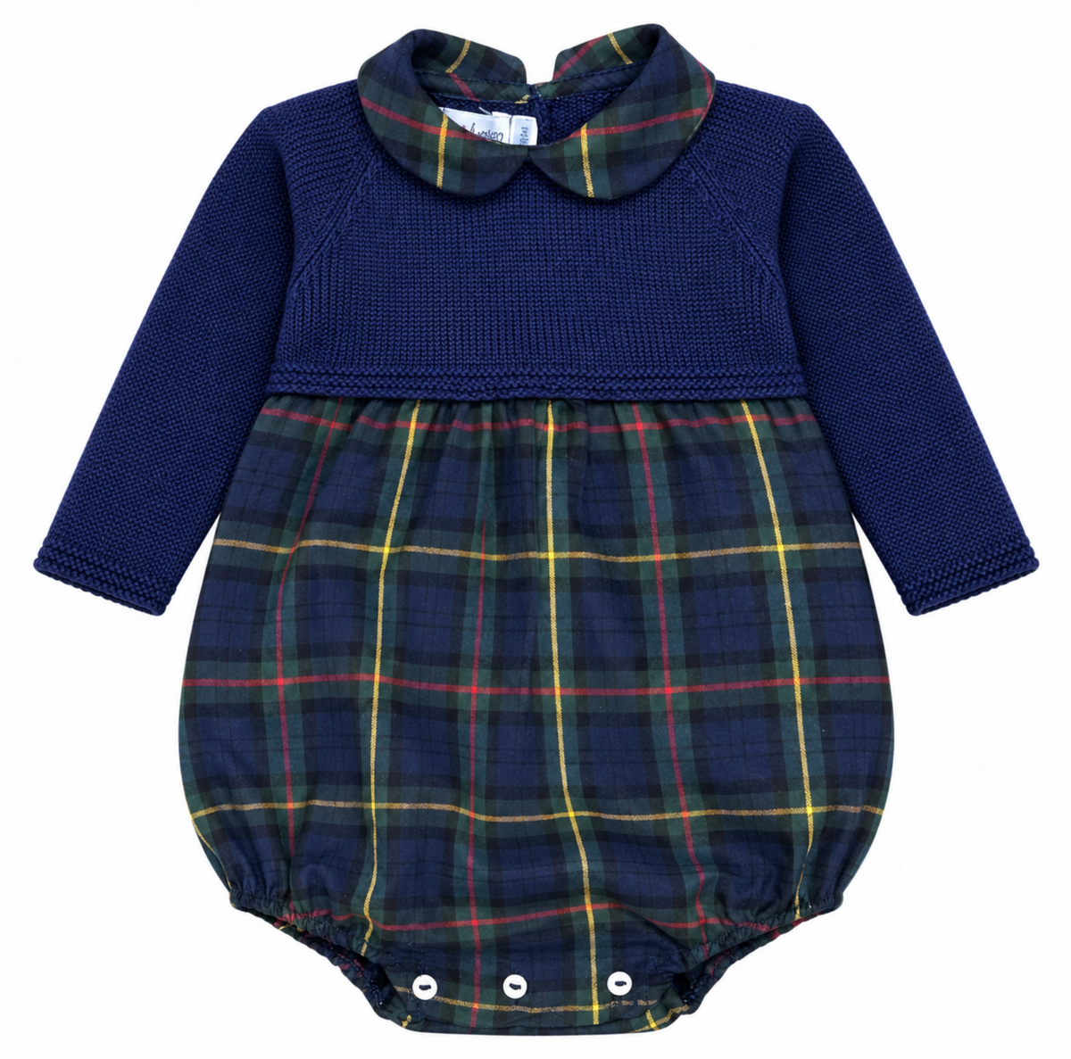 what to wear for santa visits: navy