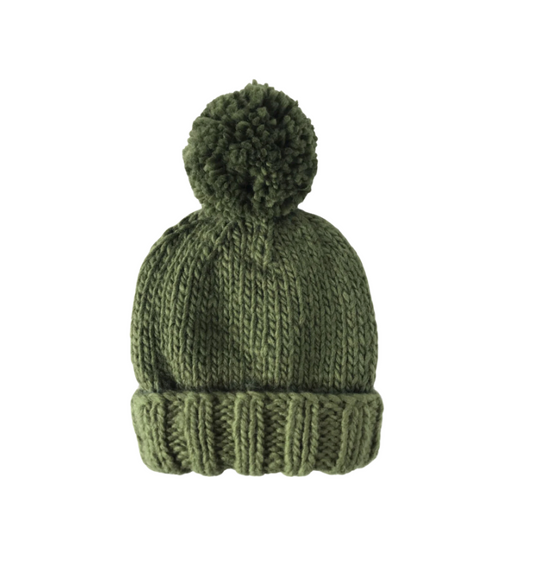 Classic Pom Hat, Olive