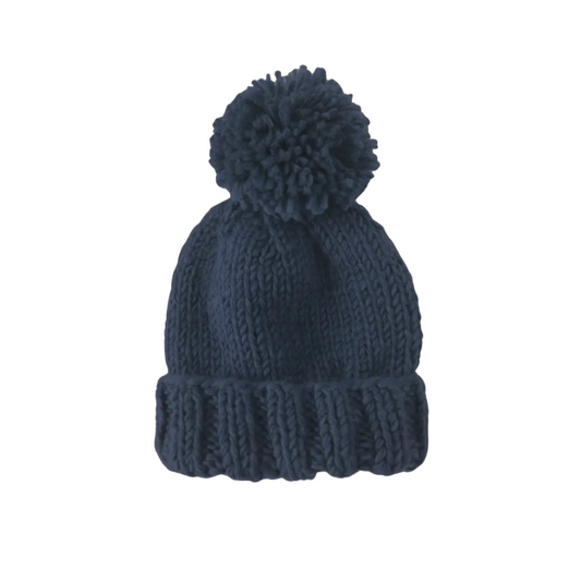 Classic Pom Hat, Navy