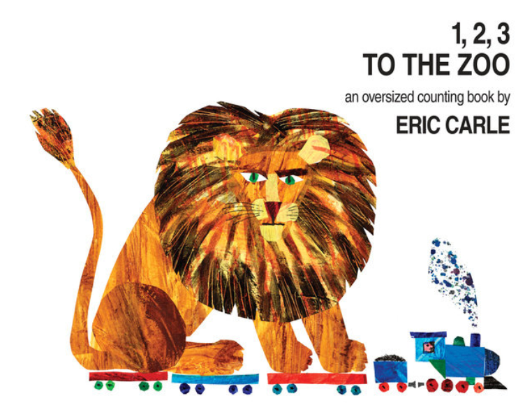 1, 2, 3 to the Zoo: An Oversized Board Book