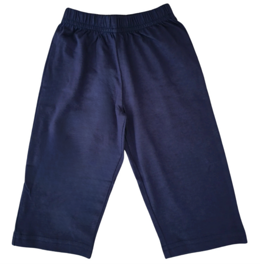 Boy's Jersey Cotton Dark Royal Blue Pull On Pants