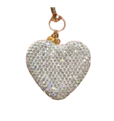 Bronze Charlotte Purse with Heart Charm