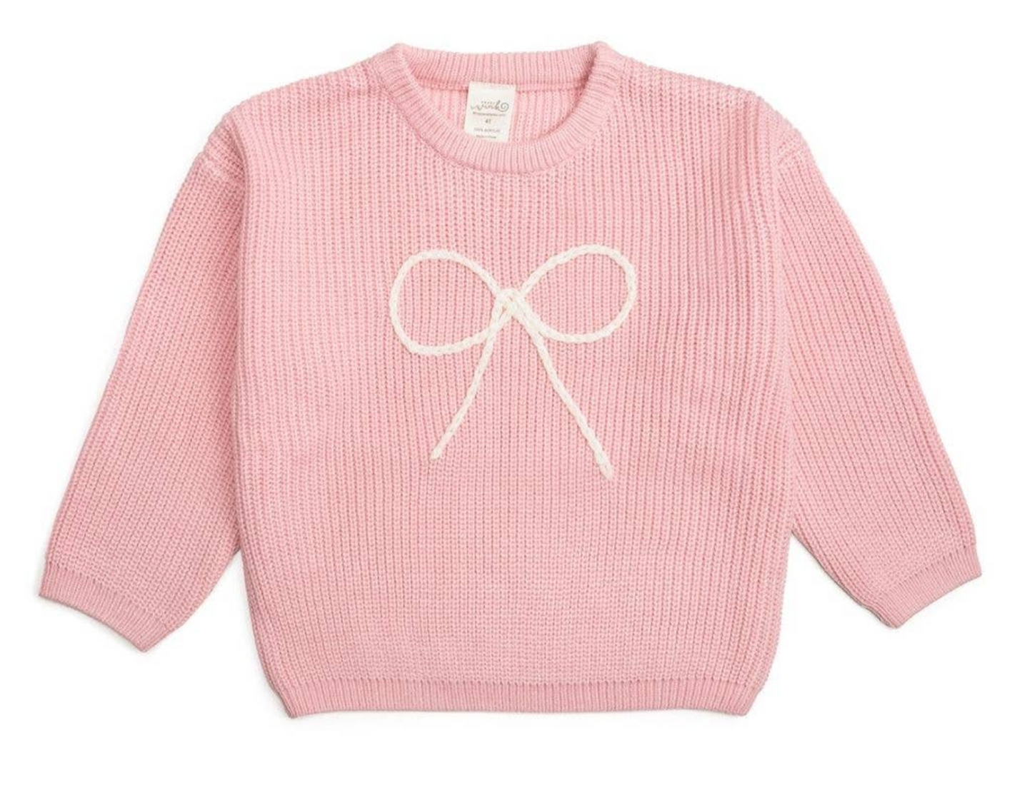 Bow Yarn Knit Sweater