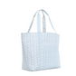 Jumbo Tote, Ribbon Floral Blue