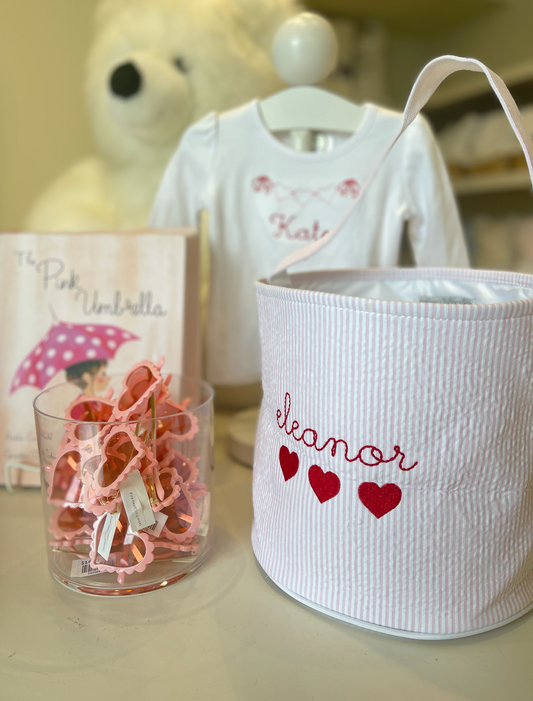 Seersucker Tote, Pink