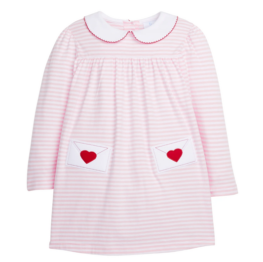 Love Letter Evelyn Pink Stripe Dress