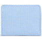 Large Roadie Zip Pouch, Gingham Sky