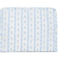 Large Roadie Zip Pouch, Ribbon Floral Blue