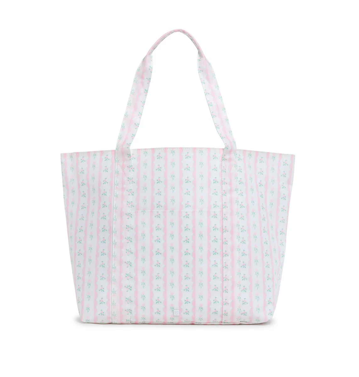 Jumbo Tote, Ribbon Floral Pink