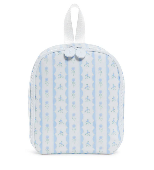 Bring It Lunch Bag, Ribbon Floral Blue