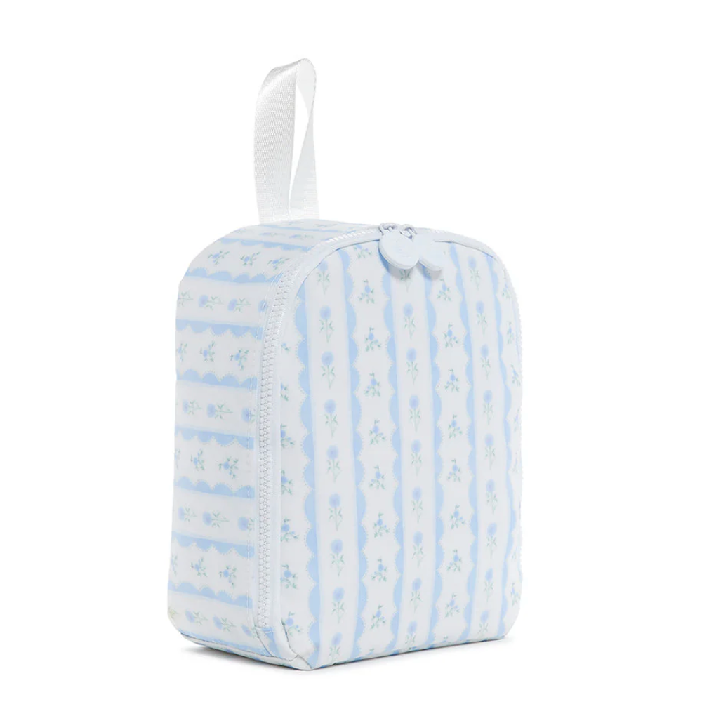 Bring It Lunch Bag, Ribbon Floral Blue