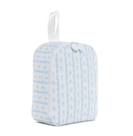 Bring It Lunch Bag, Ribbon Floral Blue