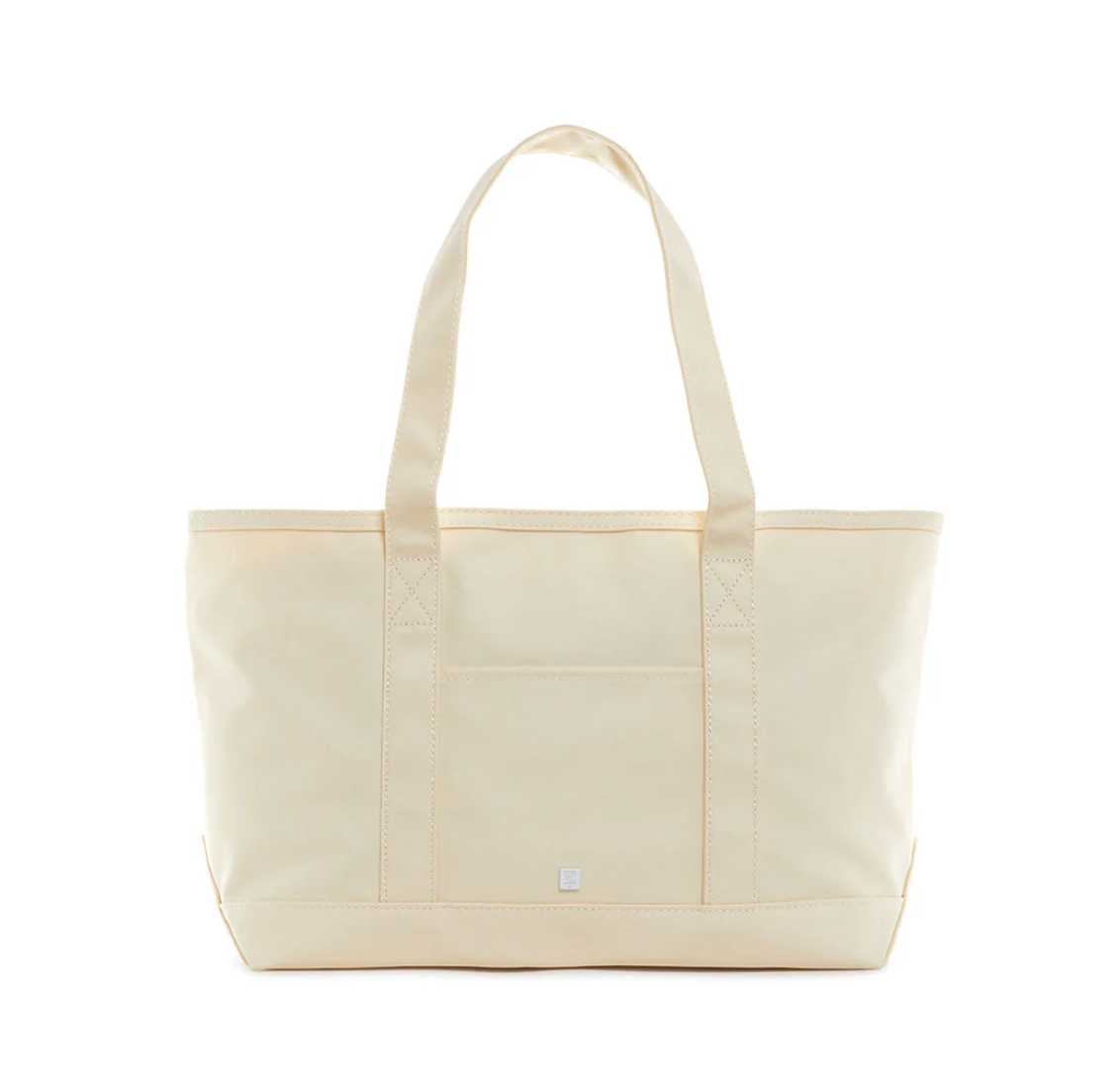 Medium Tote, Coated Canvas Natural