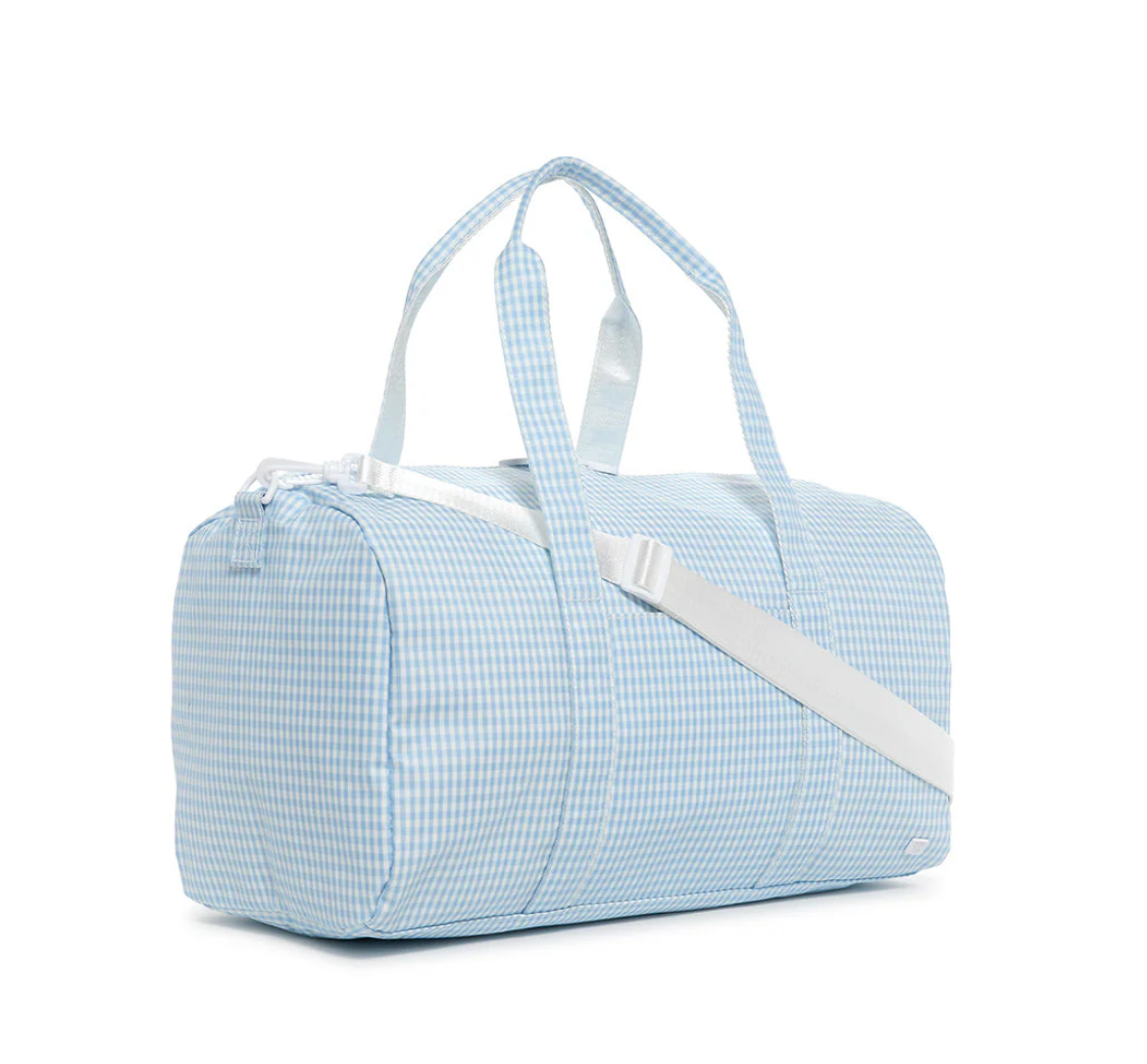 Weekender Duffel Bag, Mist Gingham