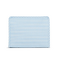 Medium Roadie Zip Pouch, Gingham Mist